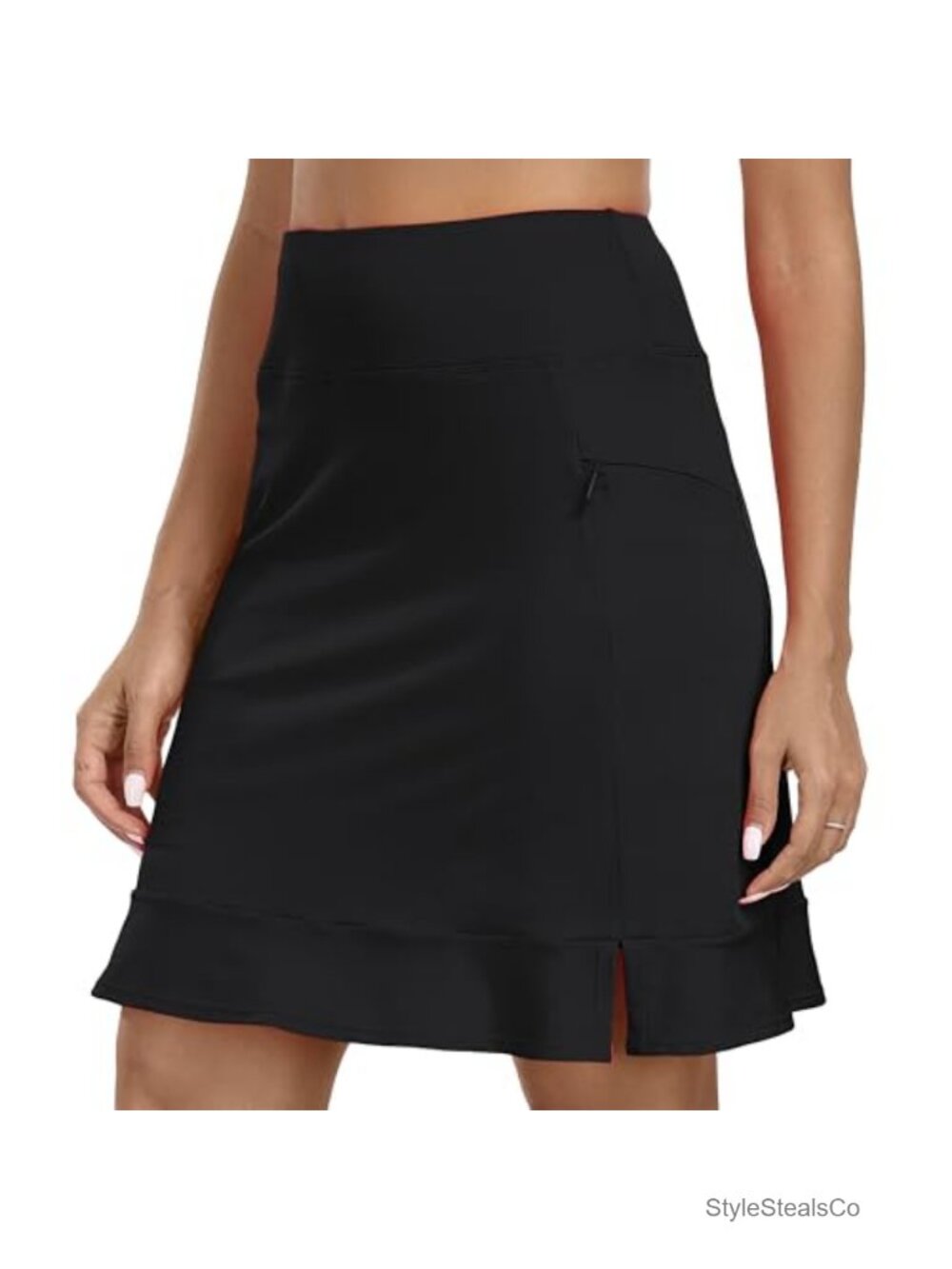 Women's 20" Knee Length Golf Skort with 4 Pockets UPF50+ Active Athletic Tennis